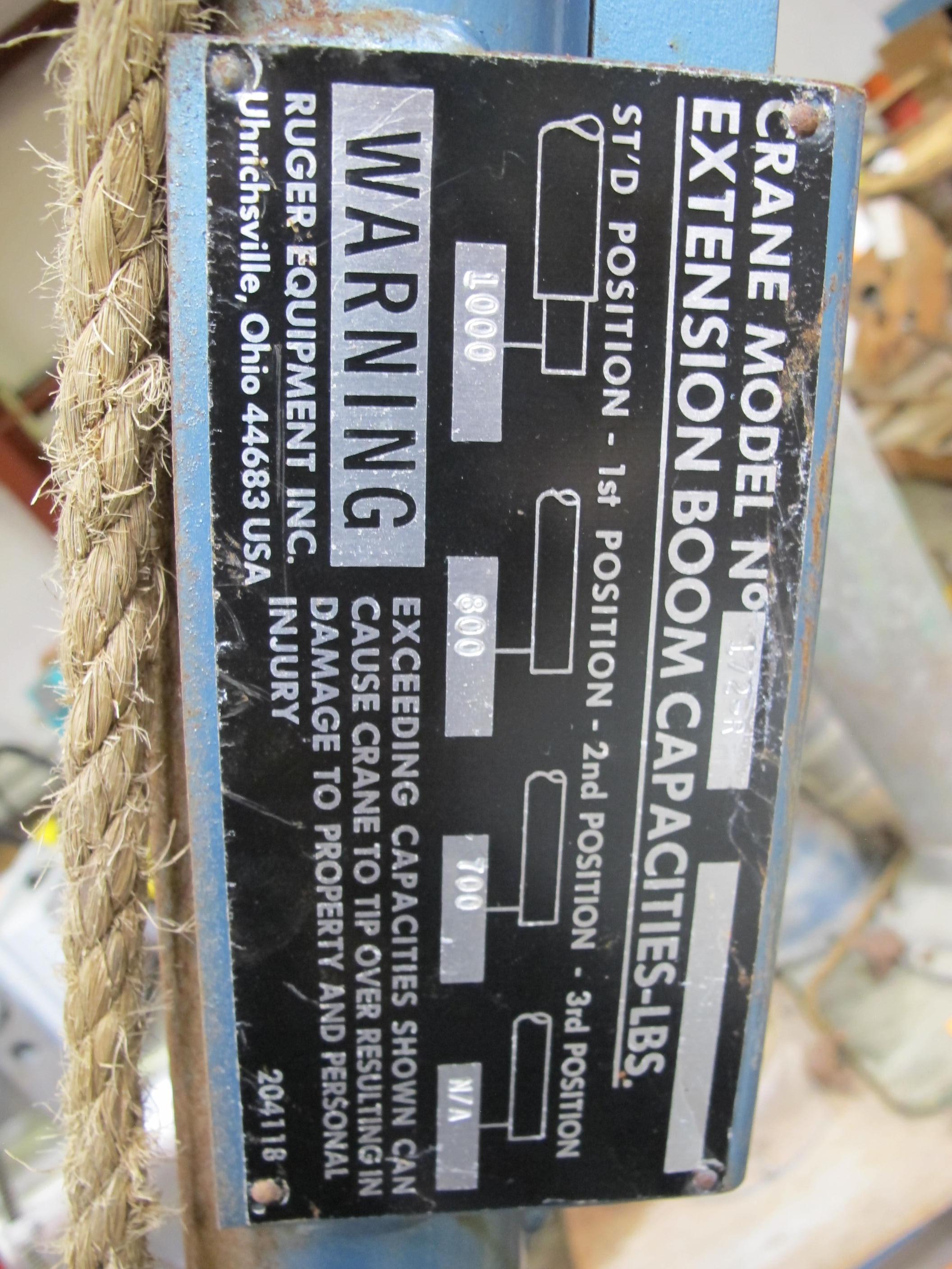 (1) RUGER TWO SPEED HYDRAULIC SYSTEM, MODEL# HP1/2R ,. LOADING & HANDLING FEE $15-4086